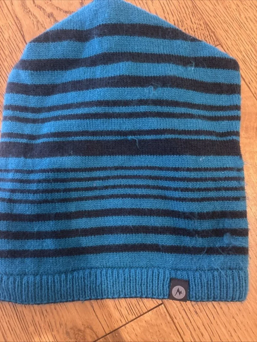 Marmot Unisex Size OS Blue Polyester Summit Hat & Neck Warmer Scarf Beanie